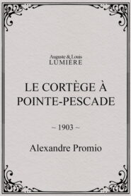Le cortège à Pointe-Pescade